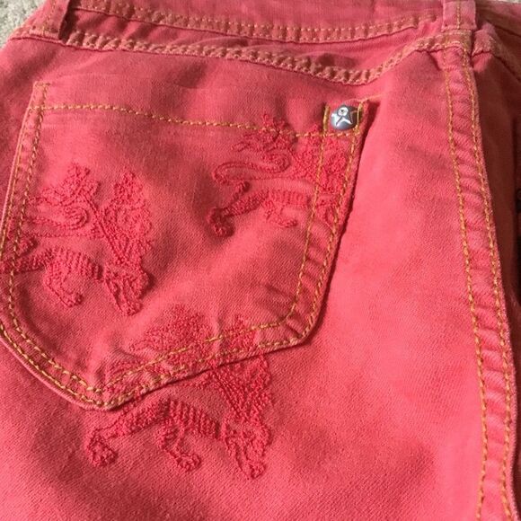 Vtg. Y2k CRYSTAL ROCK by Christian Audigier Denim Jeans Embroidery size 31 - Picture 4 of 10